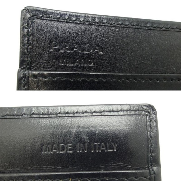 Prada Pass Case Leather Black - Picture 6 of 7